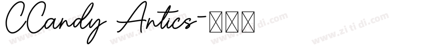 CCandy Antics字体转换